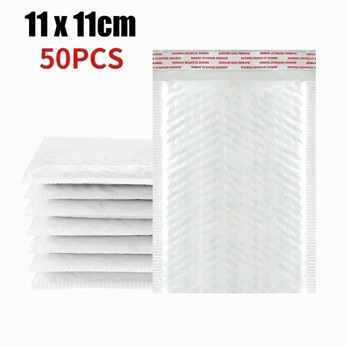 10/50Pcs Bubble Mailers White Poly Bubble Mailer Self Seal Padded Gift Bag Packaging Envelope Bags Book Shipping Package Bag