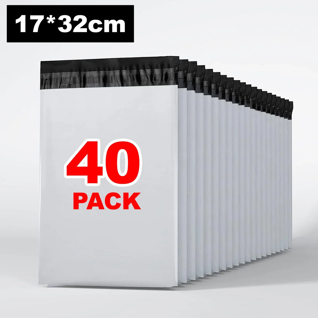 10-40Pcs Self Seal Shipping Bags Portable Poly Mailers Strong Adhesive Packing Mailing Envelopes 17x32cm 28x42cm 32x45cm 25x32cm