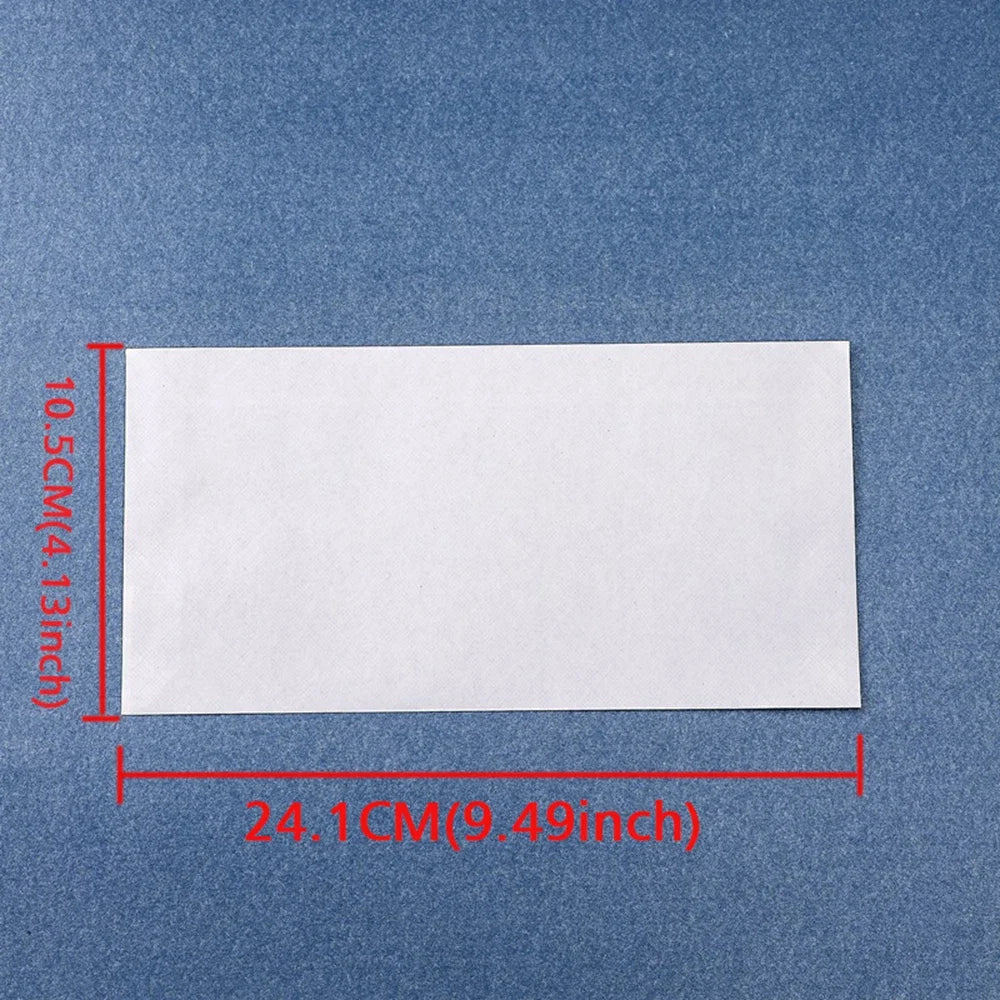 10# 50/100/200PCS NO Window White Business Envelope  Safe Coloring Envelope Bill Invoice Report Self Sealing Envelopes Letters