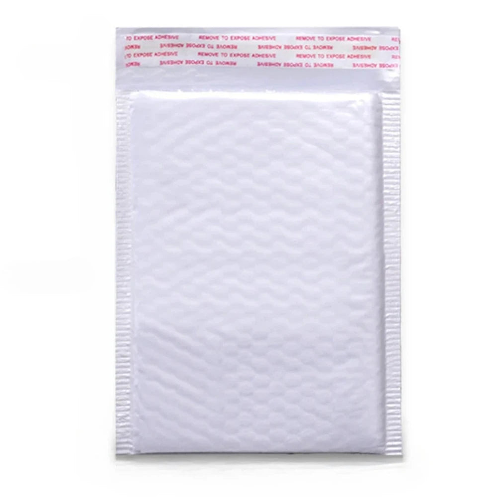 50 pcs pearlescent bubble mailers waterproof self seal shipping envelopes for online store cosmetic packaging use