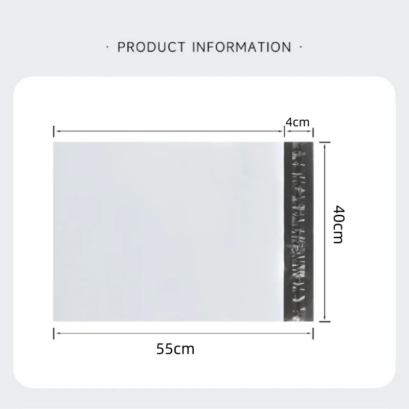 10/50/100Pcs Envelope Bag Plastic Express Envelope Storage Bag Gray White Mailing Bag Self Adhesive Sealed Express Bag