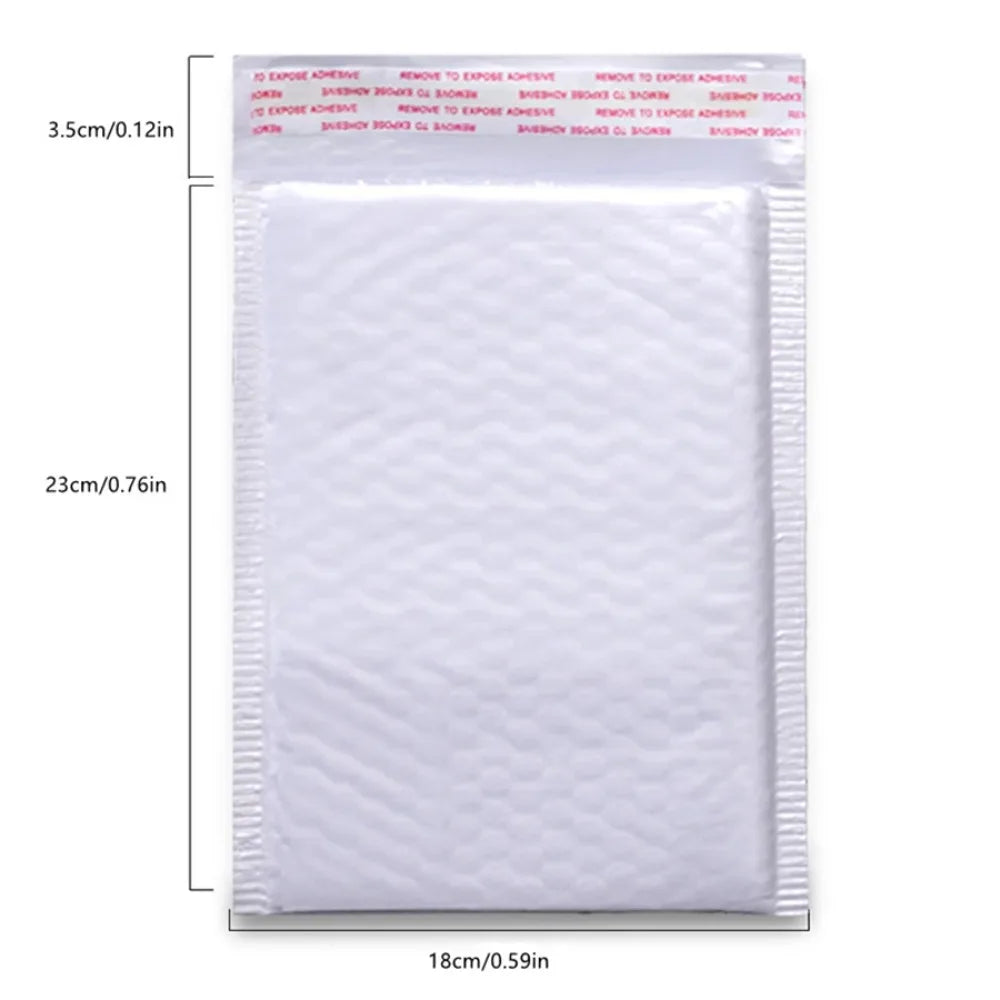 50 pcs pearlescent bubble mailers waterproof self seal shipping envelopes for online store cosmetic packaging use