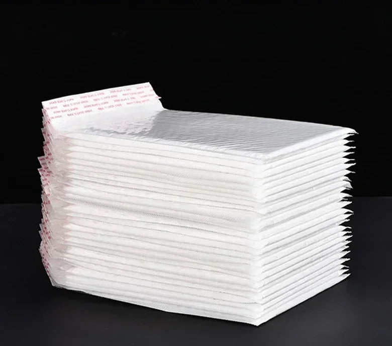 50/100Pcs Shipping Bags White Foam Envelope Bubble Mailers Wholesale with Different Specifications Send Packaging Soft Envelope