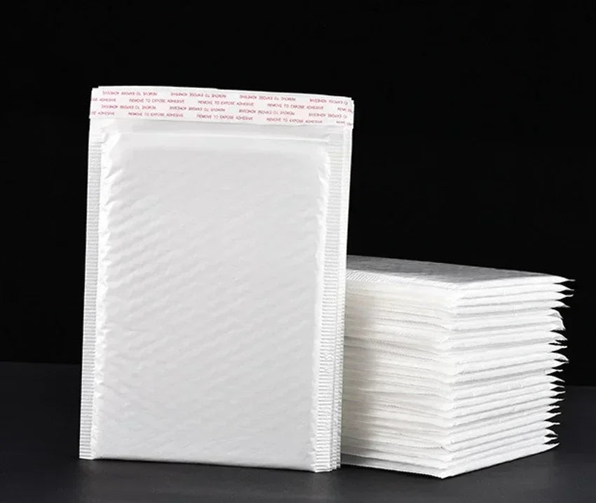 50/100Pcs Shipping Bags White Foam Envelope Bubble Mailers Wholesale with Different Specifications Send Packaging Soft Envelope