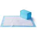 X-Large 5-Layer Quick-Dry Potty Pads for Dogs and Puppies, 28x34 Inches, 25-Pack, Blue & White