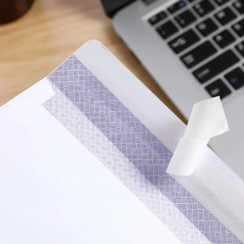 10-100Pcs Windowless white envelope 10 # Secure Business Envelope Can hold A4 paper Bill invoice Self Sealing Envelope