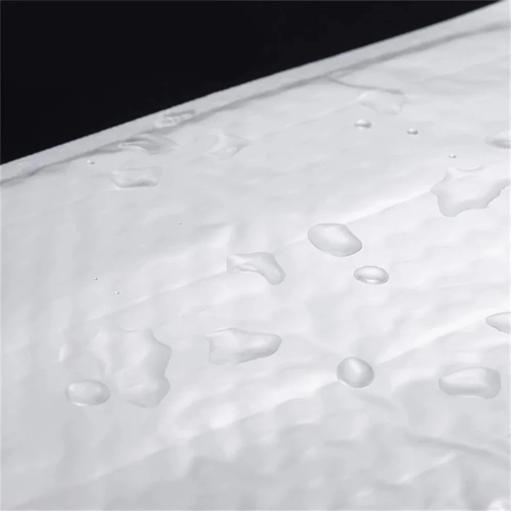 50 pcs pearlescent bubble mailers waterproof self seal shipping envelopes for online store cosmetic packaging use