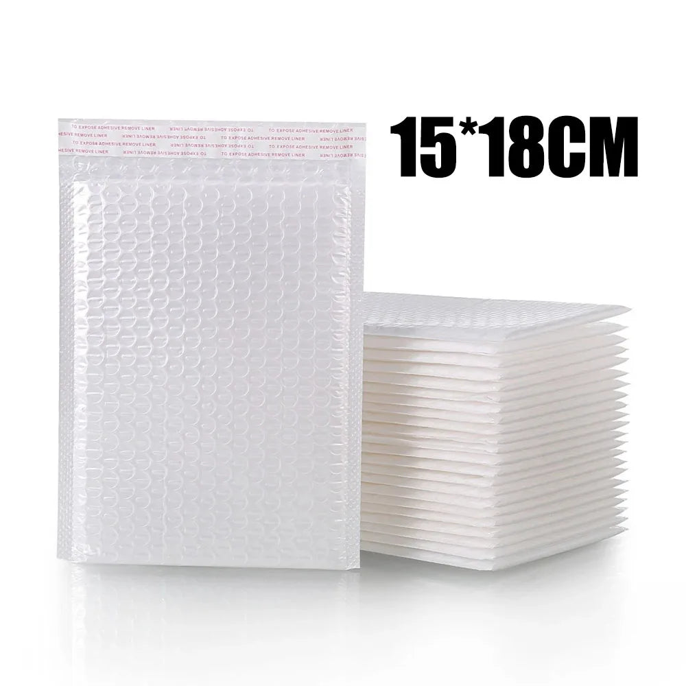 10-100pcs Bubble Mailers Wholesale White Padded Envelope for Packaging Mailing Gift Self Seal Shipping Bags Bubble Envelope