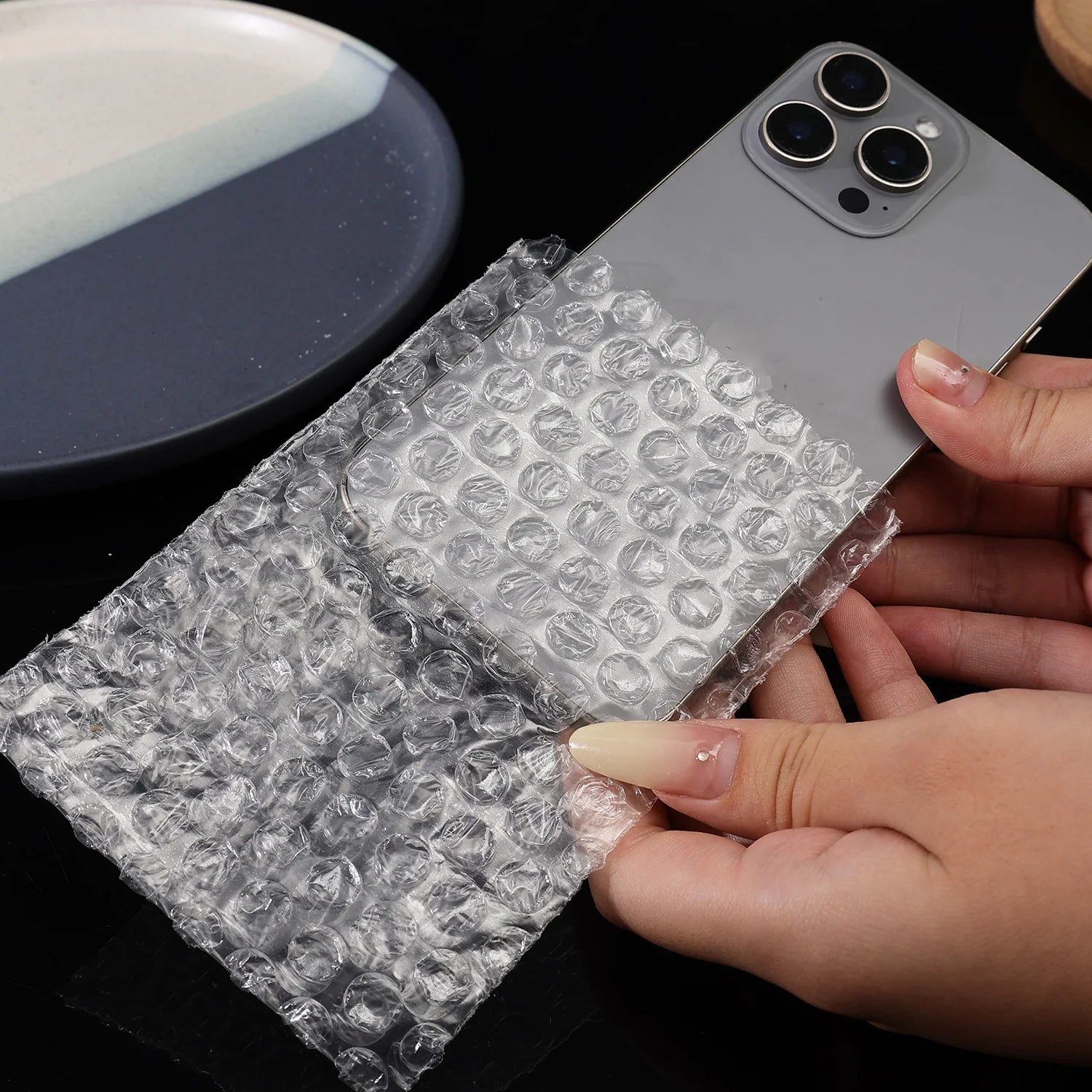 20/60/100PCS Bubble Cushion Wrap Bags Bulk Transparent Double Wall Bubble Wrap Pouches Shockproof Clear Shipping Packing Bags
