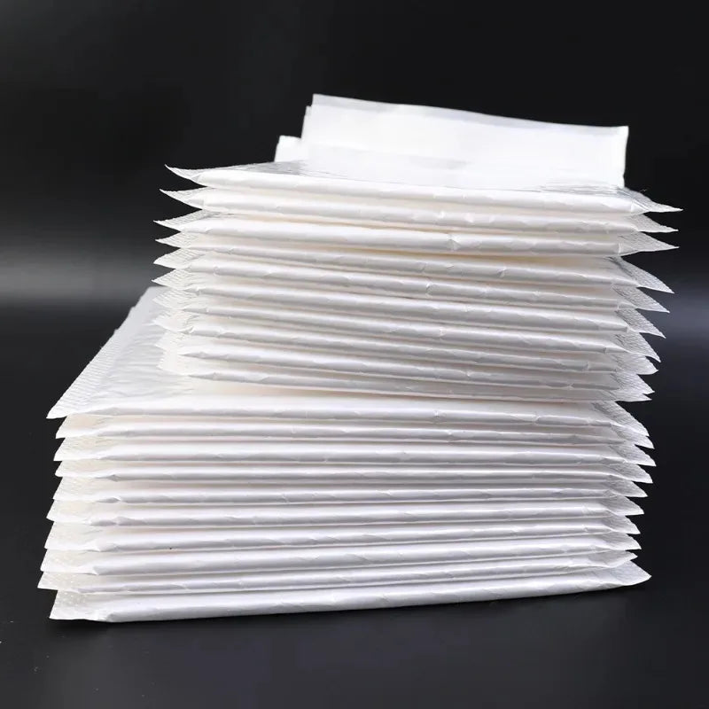 10-100pcs Bubble Mailers Wholesale White Padded Envelope for Packaging Mailing Gift Self Seal Shipping Bags Bubble Envelope